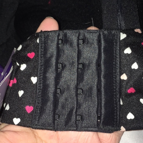 Catherines Small Hearts Full Coverage Underwire Bra Plus Size 50C - Picture 4 of 9